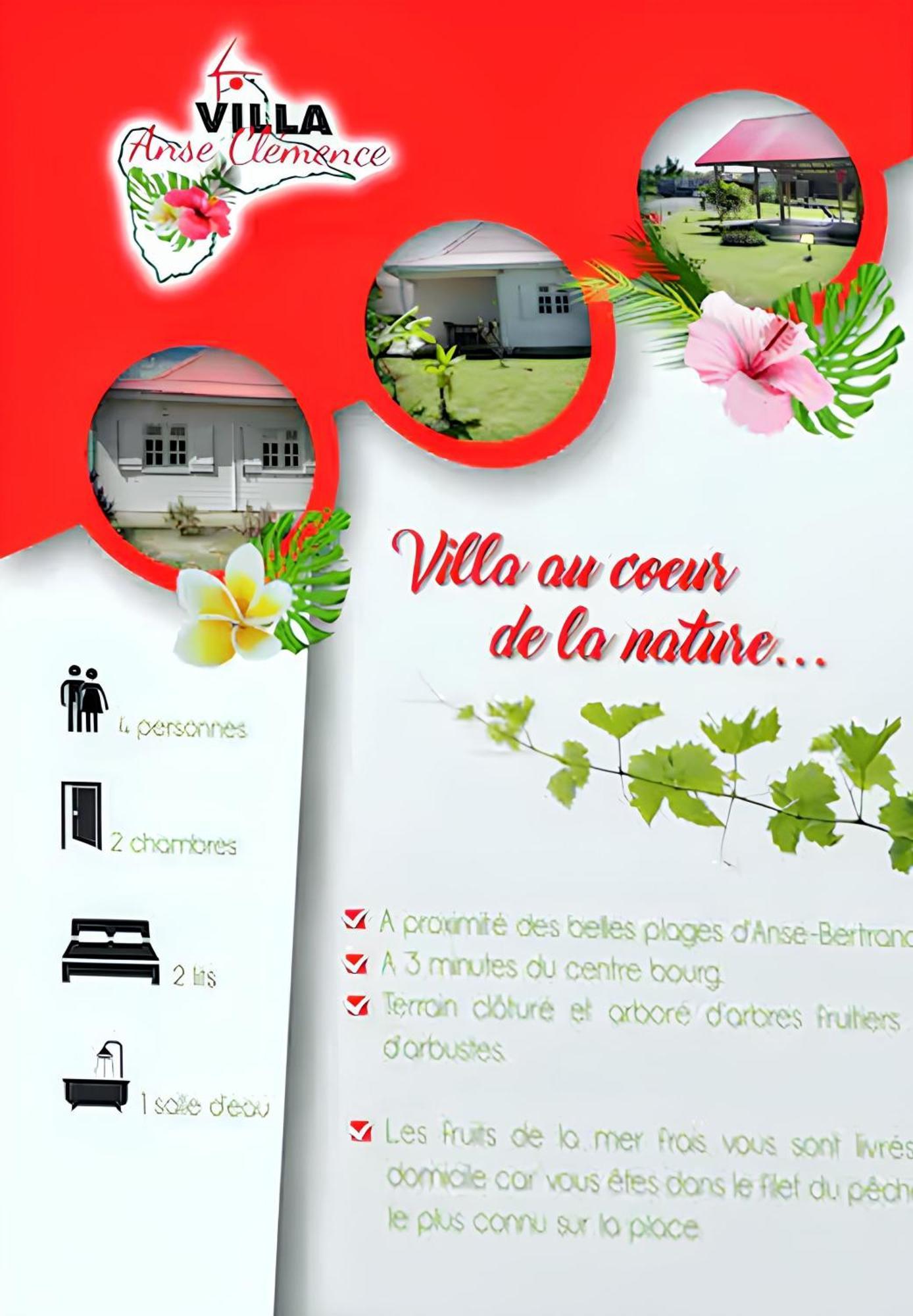 Maison Charmante A Anse-Bertrand Avec Jardin Villa Kültér fotó